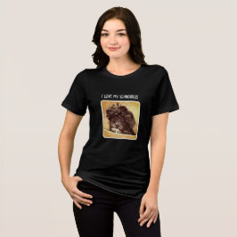 Schnoodle Dog Tri-Blend Shirt