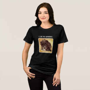Schnoodle Dog Tri-Blend Shirt