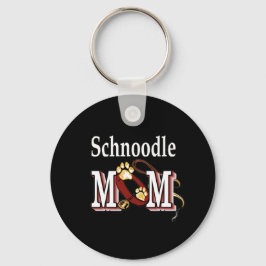 Schnoodle-Mama-Schlüsselanhänger Schlüsselanhänger