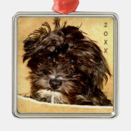 Schnoodle Premium Square Ornament Aus Metall