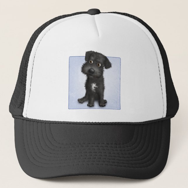 Schnoodle (Schwarzes) Truckerkappe (Vorderseite)