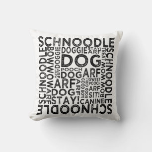 Schnoodle Typografie Kissen