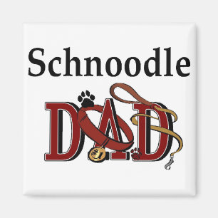 Schnoodle Vater Geschenke Magnet