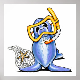 Schnorchel Siegel Poster