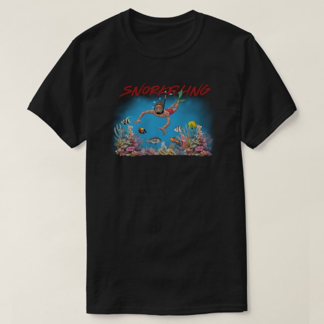 Schnorchel-T - Shirt (Design vorne)