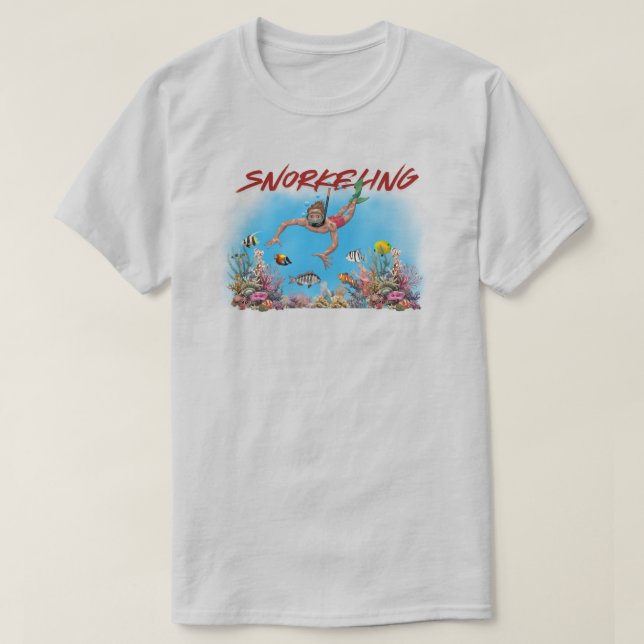 Schnorchel-T - Shirt (Design vorne)