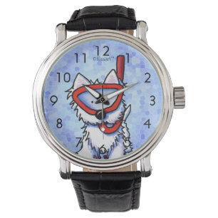 Schnorchel Westie Wrist Watch Armbanduhr