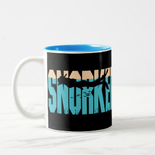 Schnorchel Zweifarbige Tasse