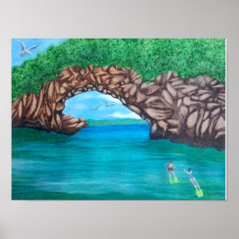 Schnorcheln im Paradies Poster