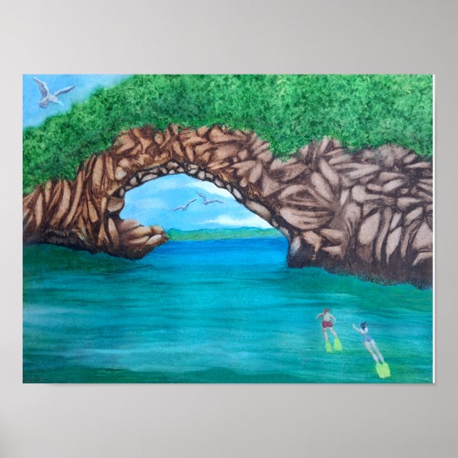 Schnorcheln im Paradies Poster (Vorne)