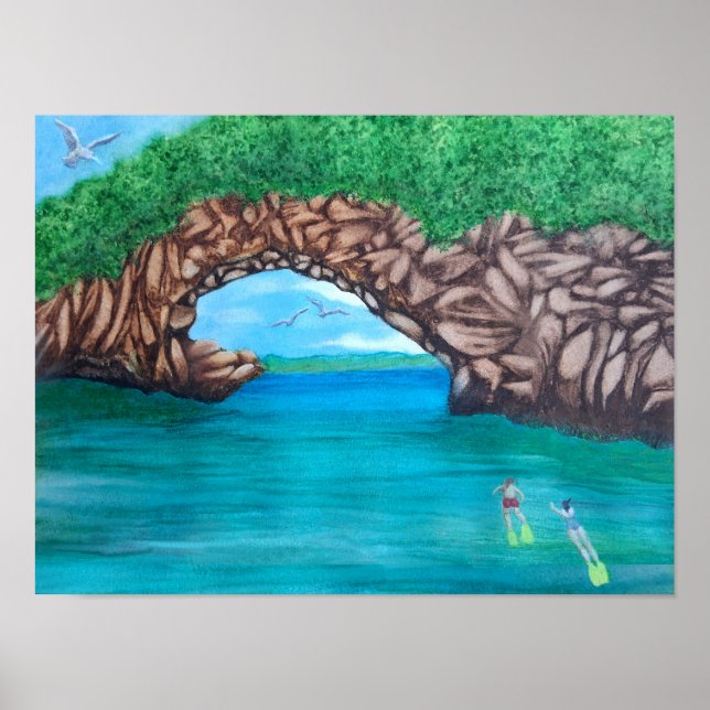Schnorcheln im Paradies  Poster (Vorne)