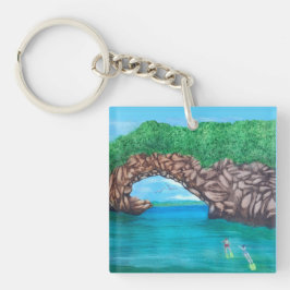 Schnorcheln im Paradies Schlüsselanhänger