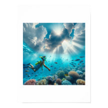 Schnorcheln in einem schönen Riff