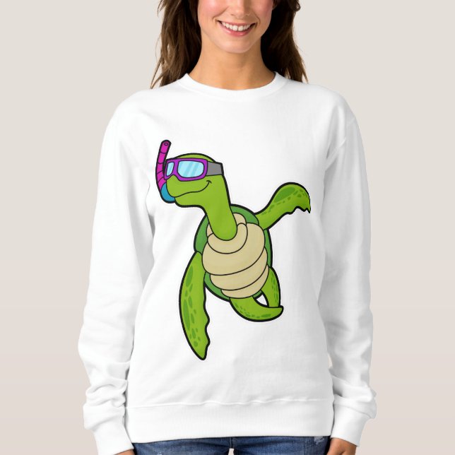 Schnorcheln Sweatshirt (Vorderseite)
