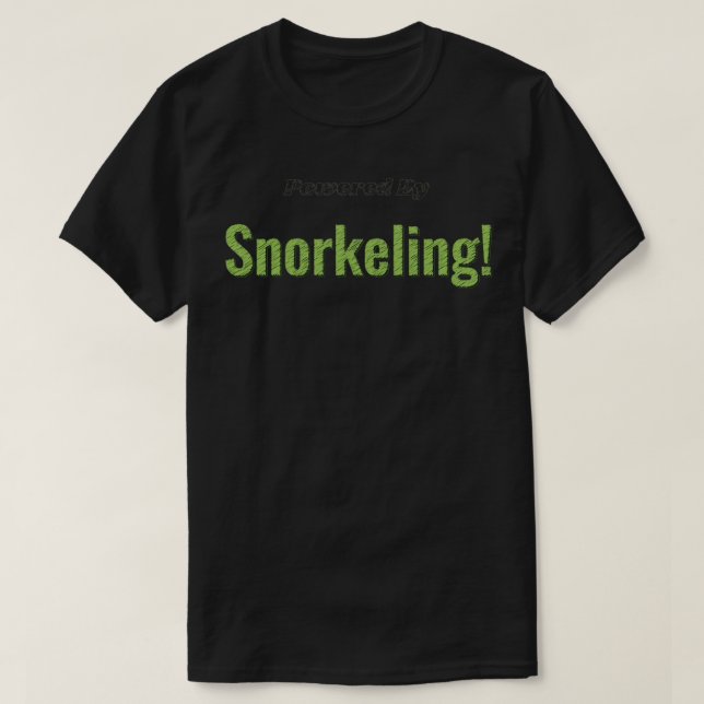 Schnorcheln T-Shirt (Design vorne)