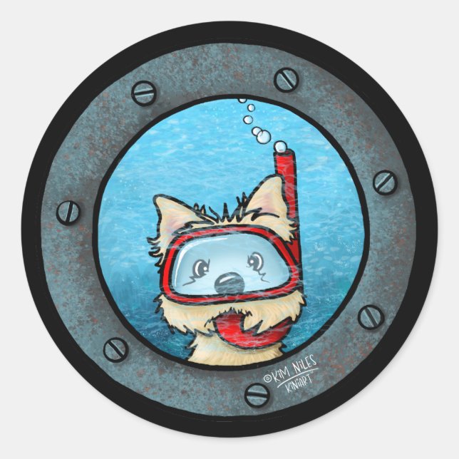 Schnorcheln von Cairn Stickers (Vorderseite)
