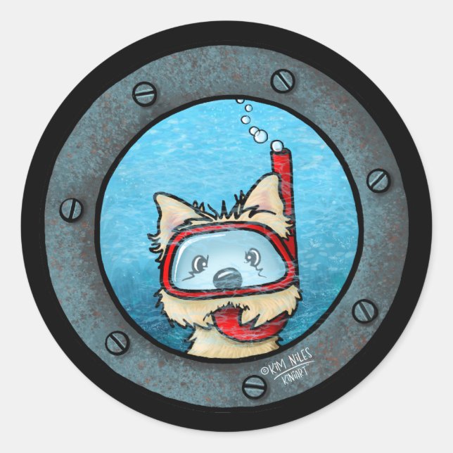 Schnorcheln von Cairn Stickers (Vorderseite)