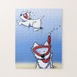 Schnorcheln Westies KiniArt Puzzle