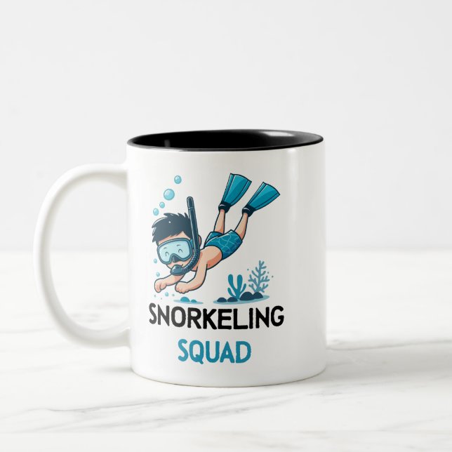 Schnorcheltauchen Tasse (Links)