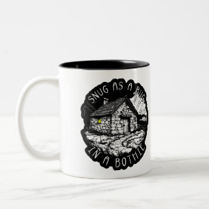 SCHNUG ALS KUCHER-BOTHIE WANDERER SCHOTTLAND TRAMP ZWEIFARBIGE TASSE