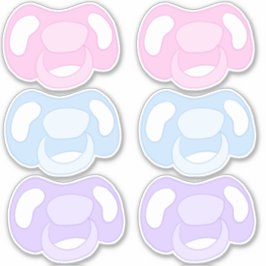 Schnuller-Aufkleber Aufkleber