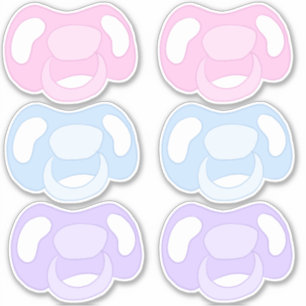 Schnuller-Aufkleber Aufkleber