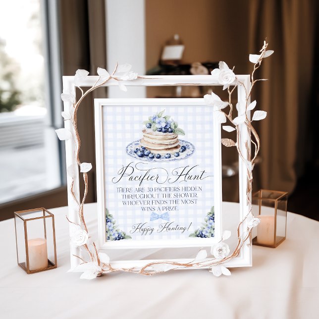 Schnuller Jagd Blueberry Pancake Baby Brunch Poster (Von Creator hochgeladen)