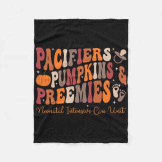 Schnullers Pumpkins Preemies Nicu Nurse Halloween Fleecedecke