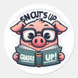 Schnuppern, die Qualität steigern - zurück zur Sch Runder Aufkleber