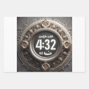 Schnuppern, Iftar, Suhoor und spirituelle Reflekti Geschenkpapier Set