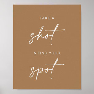 Schnuppern + Ihren Platz finden Minimalistische Poster