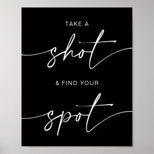 Schnuppern + Ihren Platz finden Minimalistische Poster