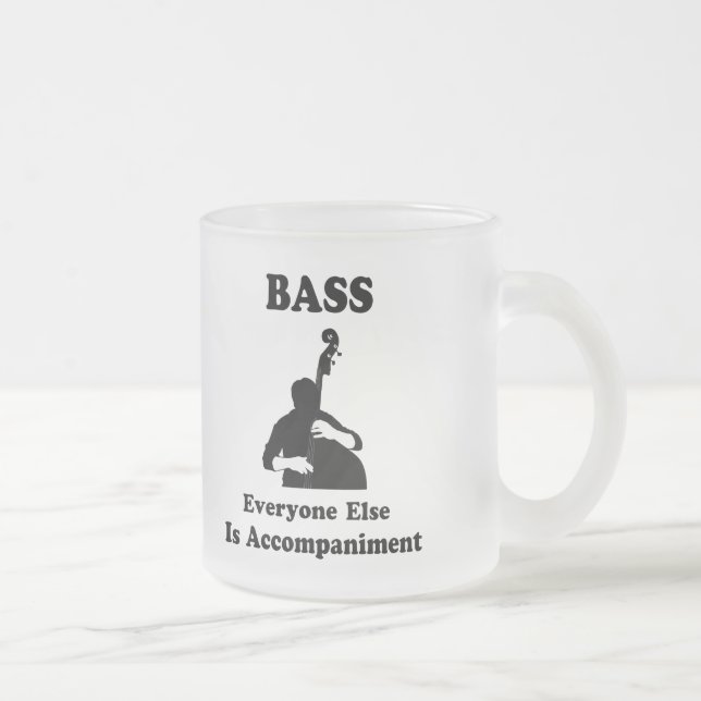 Schnur-Bass-Geschenk Mattglastasse (Rechts)