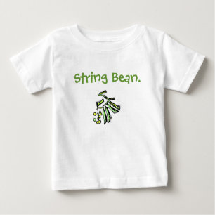 Schnur-Bohnen-Baby-/Kleinkind-T - Shirt