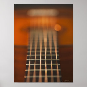 Schnüre der Akustikgitarre Poster
