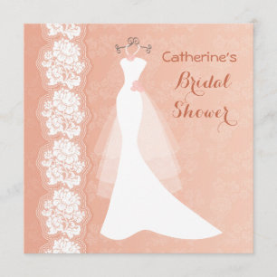 Schnüren Sie sich, Hochzeitskleid auf Einladung