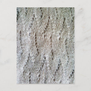 Schnürmuster Postkarte