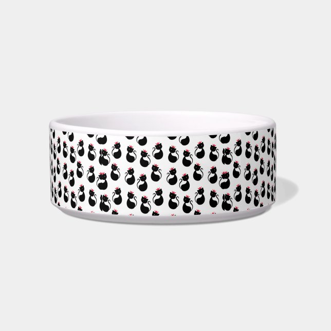 Schnurr-unaufhörliche Katzen Schüssel (Vorderseite)