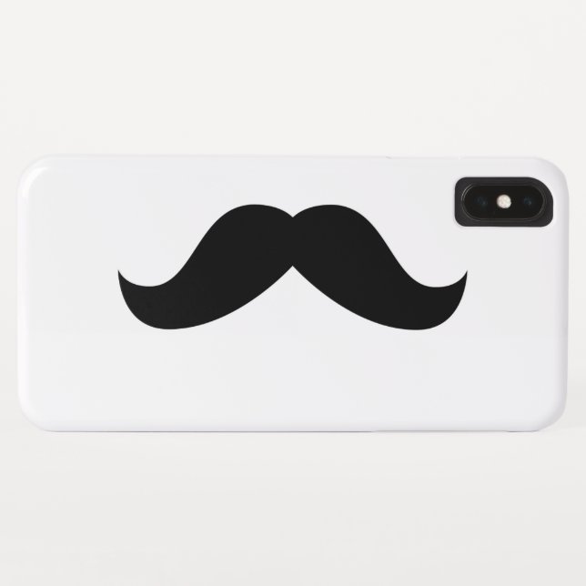 Schnurrbart-BlackBerry-mutiger Kasten Case-Mate iPhone Hülle (Rückseite (Horizontal))