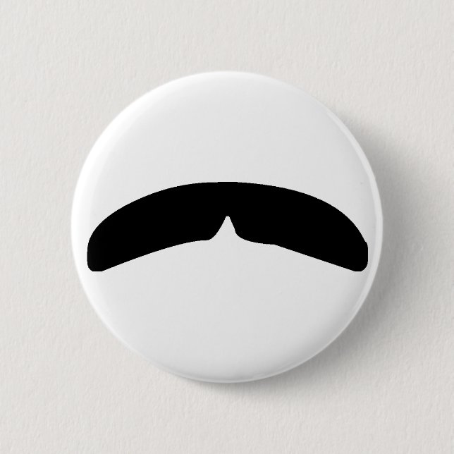 Schnurrbart Button (Vorderseite)