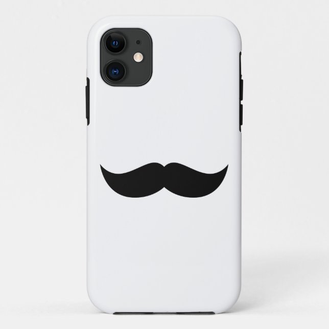 Schnurrbart Case-Mate iPhone Hülle (Rückseite)