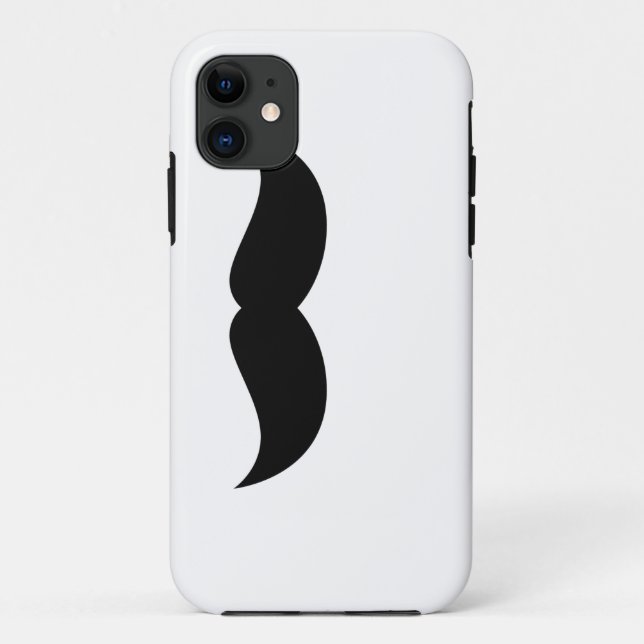 Schnurrbart Case-Mate iPhone Hülle (Rückseite)