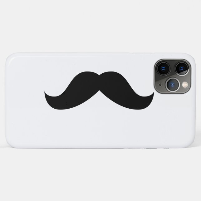 Schnurrbart Case-Mate iPhone Hülle (Rückseite (Horizontal))