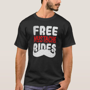 Schnurrbart Fahrten  Schnurrbart Vintage Abgenutzt T-Shirt