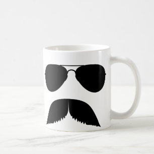 Schnurrbart-Flieger-Tasse Tasse
