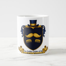 Schnurrbart Gentleman Kaffeetasse Jumbo-Tasse