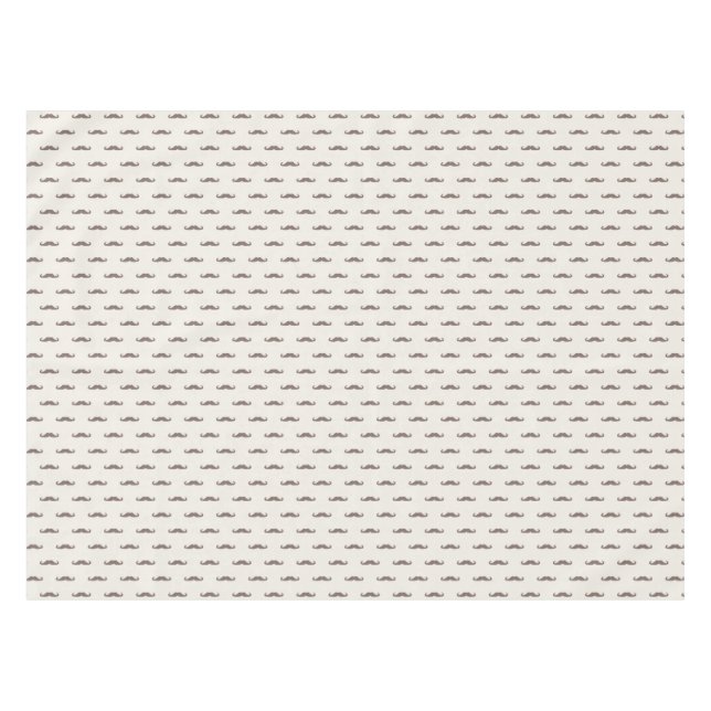 Schnurrbart-Hipstermuster 3 Tischdecke (Vorderseite (Horizontal))