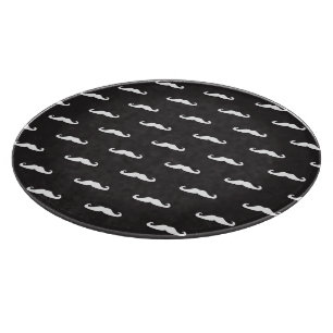 Schnurrbart-Hipstermuster Schneidebrett