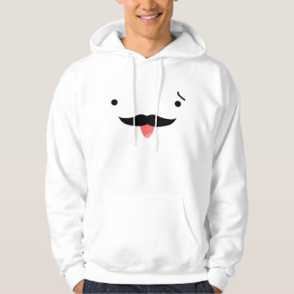 Schnurrbart Hoodie