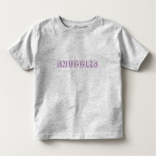 "Schnurrbart"-Lavendel Kleinkind T-shirt